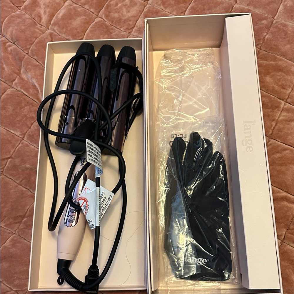 Lange Rose Gold Curling Wand - used 2x my hair isn’t long or thick enough.
